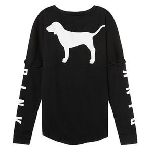 PINK Victoria's Secret | Tops | New Victorias Secret Pink Tee Dog Logo S | Poshmark